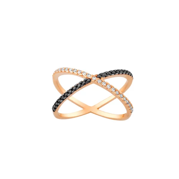 Χρυσο δαχτυλιδι με πετρες Κ14