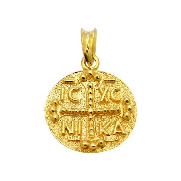 Χρυσο μενταγιον Κωνσταντινατο Κ14