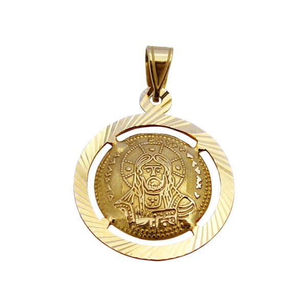 Χρυσο μενταγιον Κωνσταντινατο Κ14